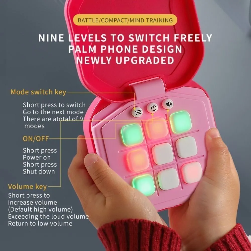 Set x2 Juego Interactivo Tic Tac Toe con luces LED - Entrena tu mente y diviértete con estrategia táctil