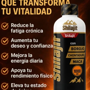 Resina Pura de Shilajit del Himalaya con Ácido Fúlvico - Aumenta la vitalidad y la energía física