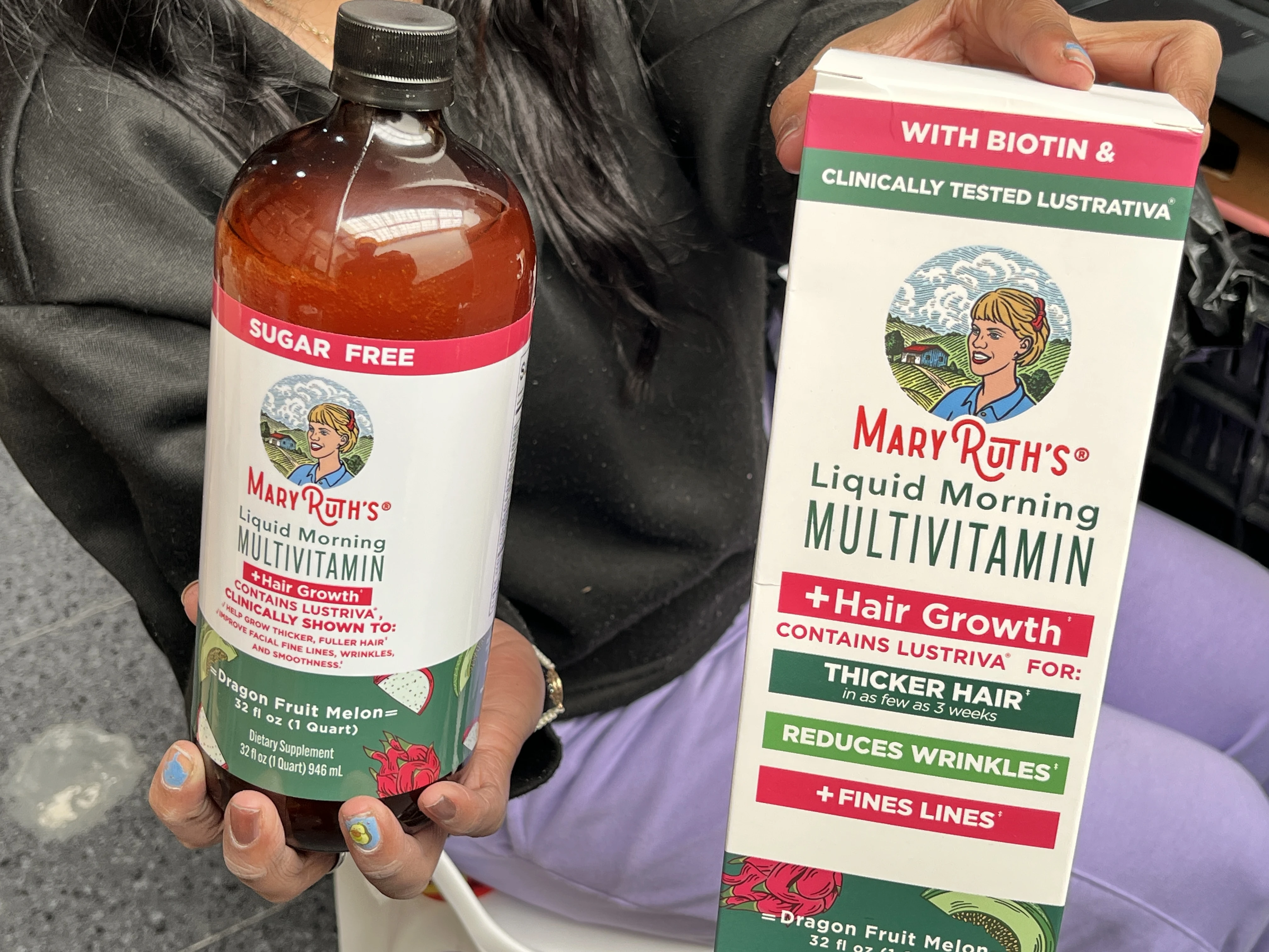 Suplemento Líquido Multivitamínico con Pitahaya Mary Ruth - Refuerza las defensas y da energía