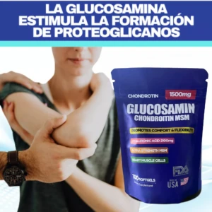 Glucosamina Condroitina MSM y Ácido Hialurónico para articulaciones - Recupera la movilidad y reduce la rigidez articular