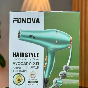 Secador Aguacate con cepillo integrado - seca y estiliza tu cabello en minutos sin frizz