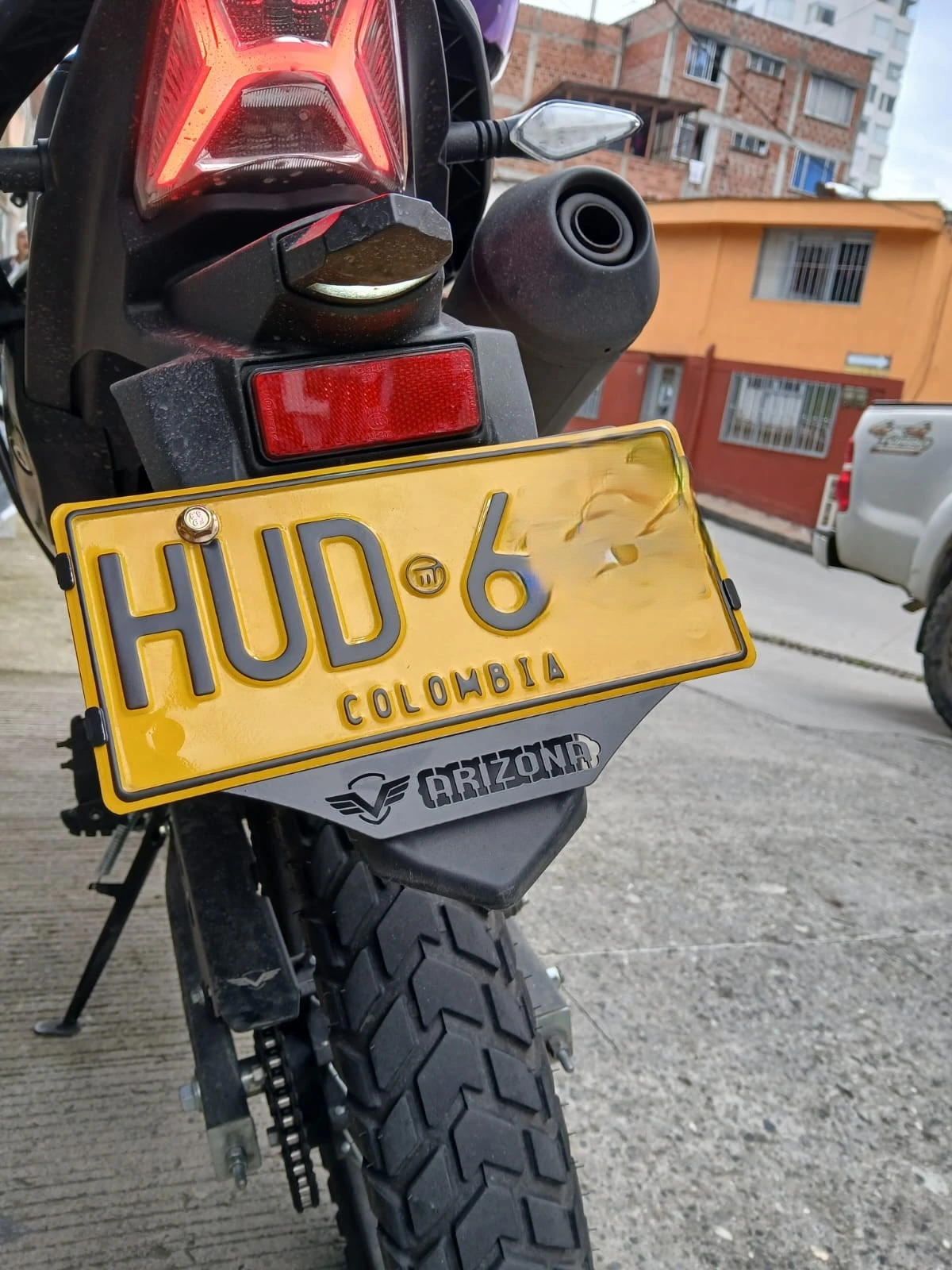 Set x2 Porta Placa Arizona 3D