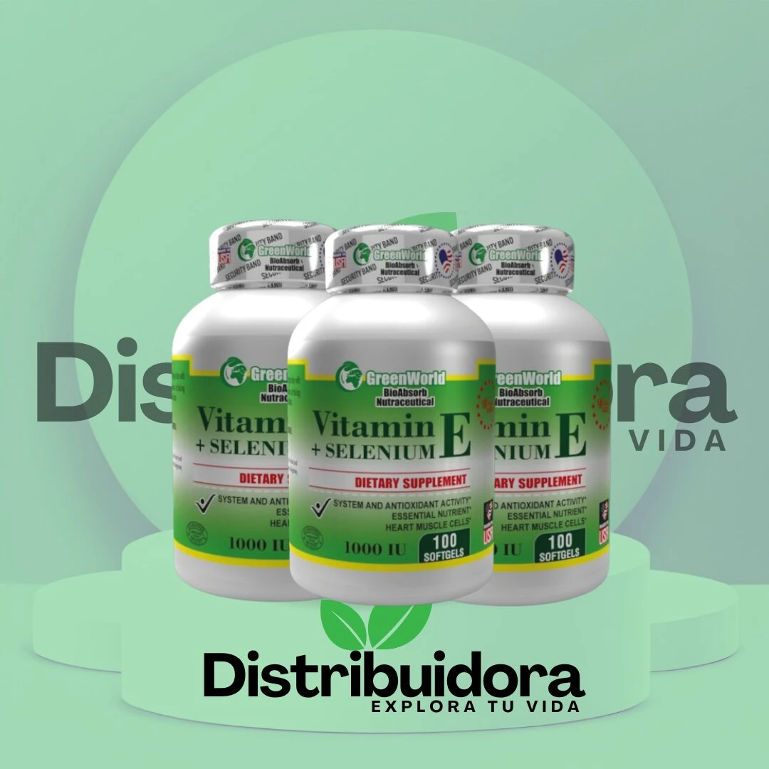 Suplemento de Vitamina E 100 Cápsulas Blandas - Aporta poder antioxidante y cuida la piel