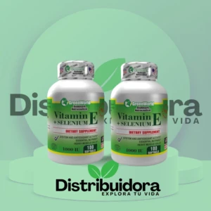 Suplemento de Vitamina E 100 Cápsulas Blandas - Aporta poder antioxidante y cuida la piel