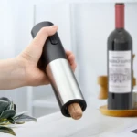 Abrebotellas eléctrico inalámbrico con motor silencioso y batería portátil - Abre corchos de vino rápido sin esfuerzo ni ruido - Imagen 2
