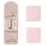 Set x2 Joyero Plegable Acolchado - Protege tus joyas de rayones y mantiene tu bolso ordenado - Imagen 2