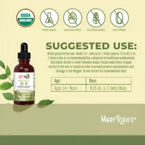 Aceite de Orégano Silvestre en Gotas Líquidas - Fortalece el sistema inmune de forma natural