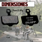 Set x2 Pastillas de Freno Resina Bici Sram Avid - Imagen 6