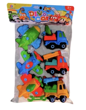 Set Didáctico X6 con tornillos plásticos - Estimula la motricidad fina y la creatividad en niños