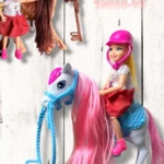 Barbie Niña Caballista Jn698-A2 - Imagen 4