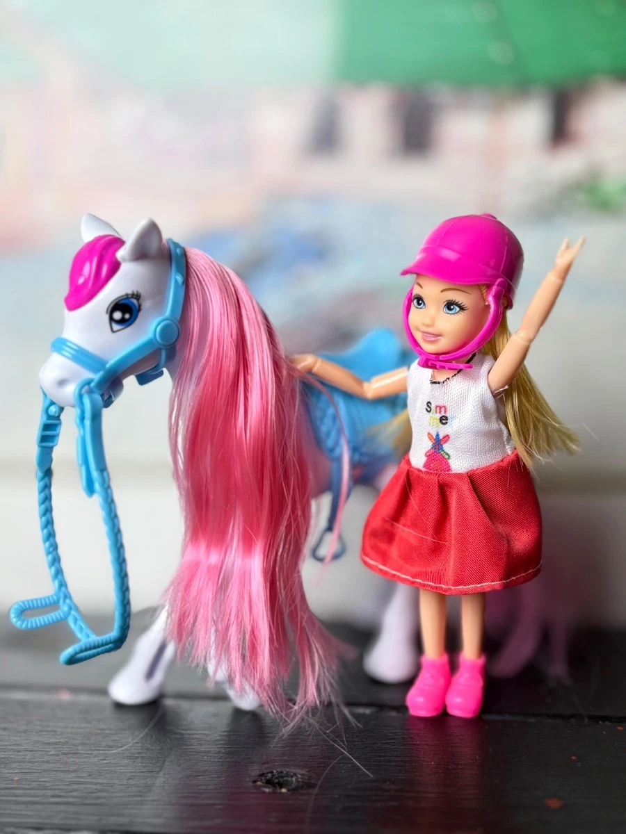 Barbie Niña Caballista Jn698-A2