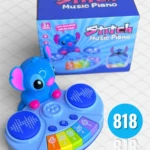 Piano Stitch 818 educativo con teclas de colores - Fomenta la creatividad musical en niños - Imagen 3