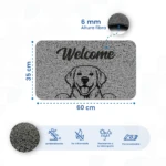 Tapete de entrada para mascotas con fibra duramat - Reduce la suciedad y protege tu hogar al entrar - Imagen 2