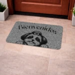 Tapete de entrada con imagen de perro - Protege tus suelos de la suciedad y el barro