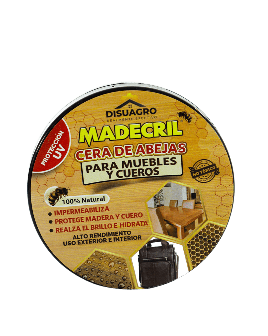 Set x2 Cera Restauradora de Madera 200g - Protege muebles y cuero eliminando rayones