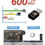 Set x2 Adaptador Usb Wifi Ac600 Alta Velocidad