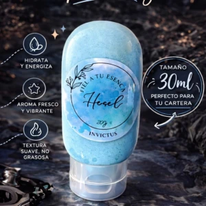 Mantequilla corporal facial Invictus en presentación de 30ml, con textura suave y aroma energizante, ideal para uso diario.