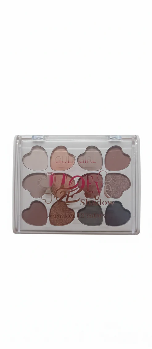 Set x2 Sombra Love Eye Shadow 12 Tonos – Paleta