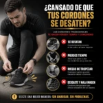 Set x2 Cordones Elásticos con Broche Metálico - Eliminan el proceso de atado para mayor comodidad - Imagen 5