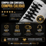 Set x2 Cordones Elásticos con Broche Metálico - Eliminan el proceso de atado para mayor comodidad - Imagen 4