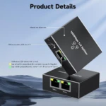 Adaptador Duplicador de Red RJ45 Gigabit con Chip Activo - Conecta dos equipos simultáneamente sin perder velocidad - Imagen 3