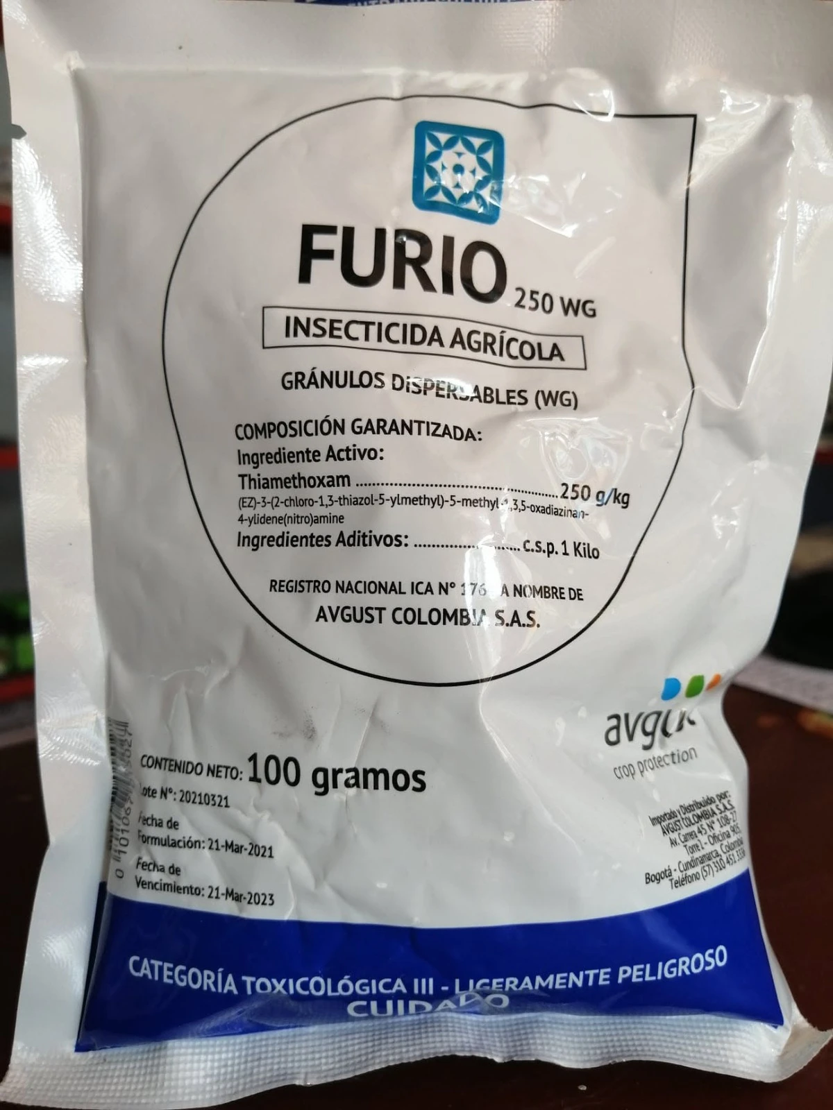 Furio 250 Wg Insecticida