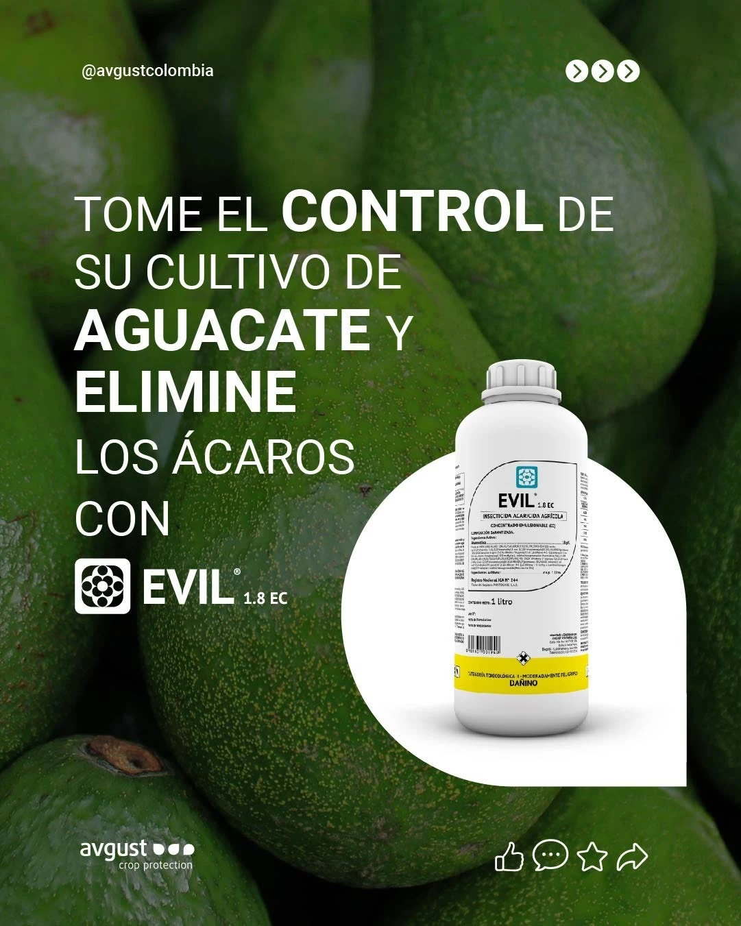 Evil 1.8 Ec Insecticida Avgust