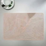 Set x2 tapete rectangular PVC con relieve botánico - protege tu mesa con elegancia y resistencia duradera