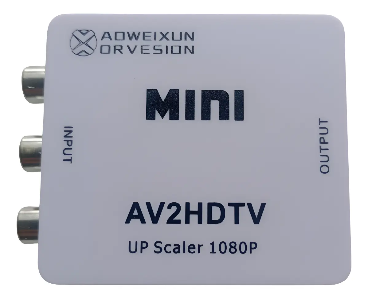 Set x2 Convertidor AV a HDMI 1080p - Conecta consolas retro y equipos antiguos a pantallas modernas