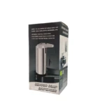 Dispensador de jabón automático con sensor infrarrojo y acero inoxidable - Reduce propagación de gérmenes sin contacto físico