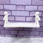 Set x2 Repisa Decorativa de Pared con Figuras