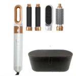 Moldeador Keratina 5 en 1 con tecnología de aguacate y cabezales intercambiables - Seca y estiliza tu cabello con brillo y protección térmica - Imagen 2