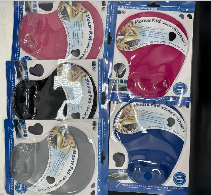 Set x3 Pad Mouse Ergonómico con Soporte de Gel