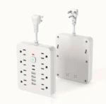 Regleta de pared 14 salidas con puertos USB y Type C - Protege tus dispositivos y organiza tu espacio - Imagen 4
