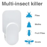 Adhesivo con Luz Mata Insectos 2X1 - Elimina plagas voladoras sin químicos ni ruido - Imagen 2