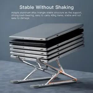 Base Metalica Extensible para Pc N8 Bas0 - Mejora tu postura y organiza tu espacio de trabajo