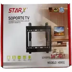 Soporte fijo para TV de 14 a 42 pulgadas, modelo HD601, color negro, con montaje en pared y soporte para pantallas LCD, LED y Smart TV.
