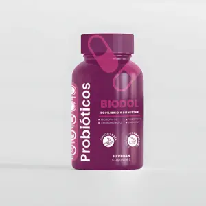 Suplemento Probiótico Digestivo Biodol - Restaura la flora intestinal y alivia la inflamación