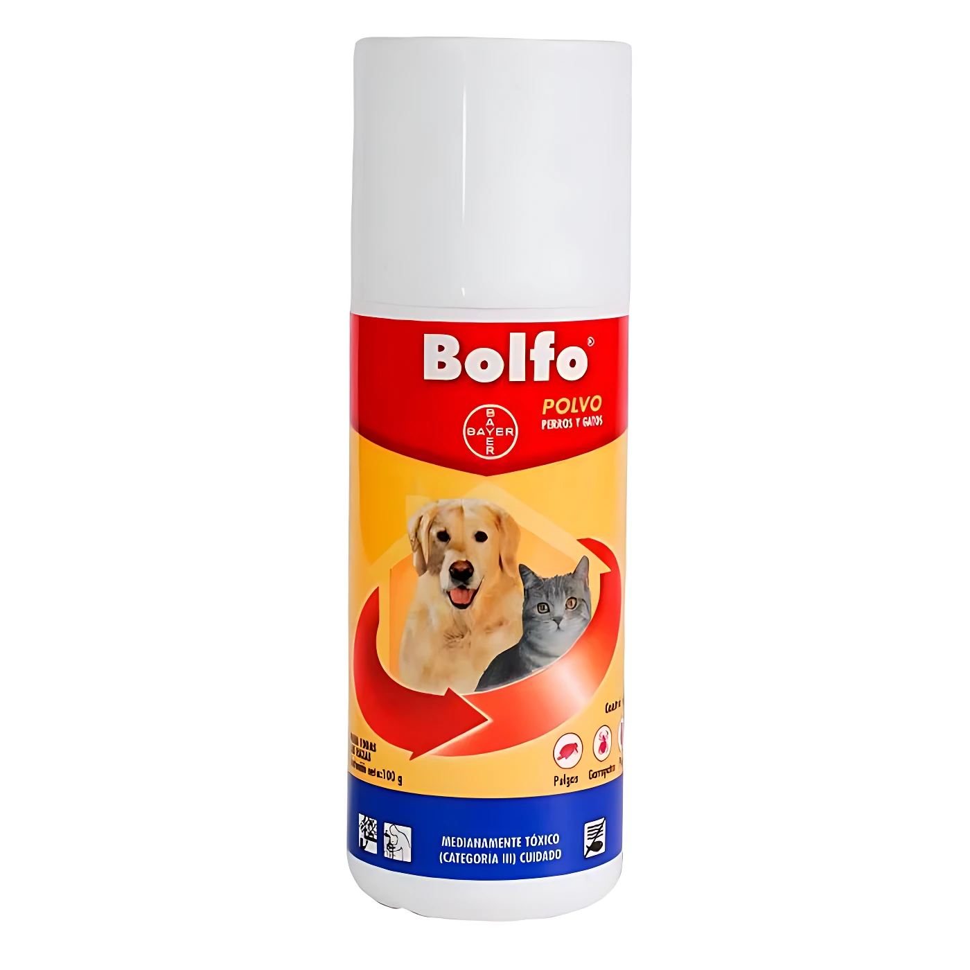 Polvo Insecticida y Antipulgas Bolfo para Mascotas - Elimina pulgas garrapatas y piojos - Imagen 4
