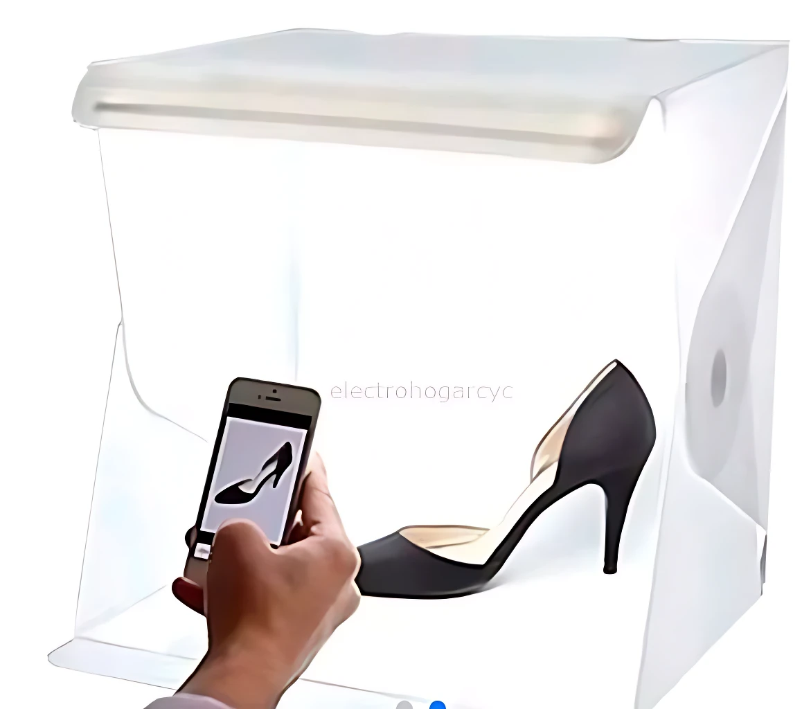 Caja de Luz Portátil para Fotografía - Elimina sombras duras y resalta detalles nítidos en tus fotos