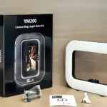 Lampara Selfie Ym-200 con batería recargable y tres tonos de luz - Mejora la claridad de tus selfies y videos sin sombras