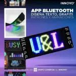 Panel Led Flexible Matriz RGB Bluetooth con Control por Celular - Personaliza Textos y Animaciones en Segundos