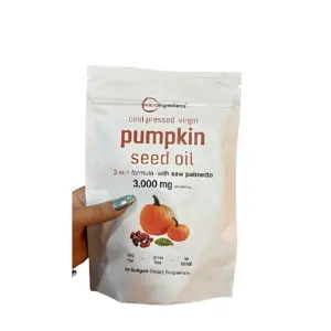 Aceite de Semilla de Calabaza en Cápsulas Blandas - Favorece la próstata y el tracto urinario