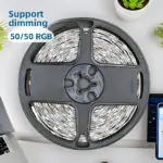 Tira LED RGB USB 10m Impermeable IP68 - Ilumina espacios interiores y exteriores con luz de colores