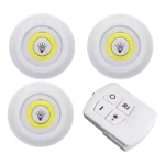 Set x2 luces LED inalámbricas con control remoto - iluminan estanterías y armarios sin obras - Imagen 2