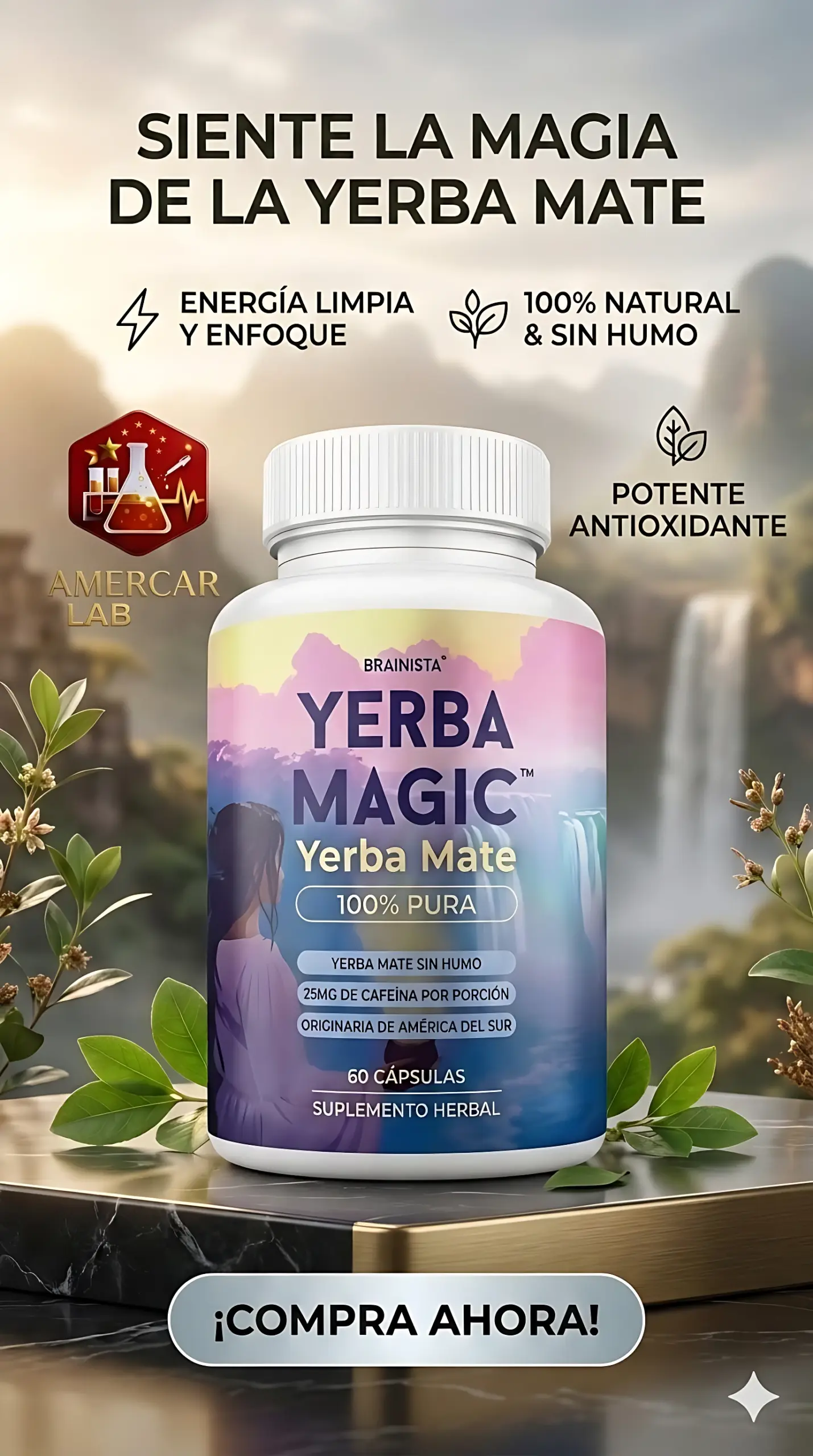 Infusión de Té Herbal Yerba Magic Digestiva - Desinflama el abdomen y elimina toxinas diarias