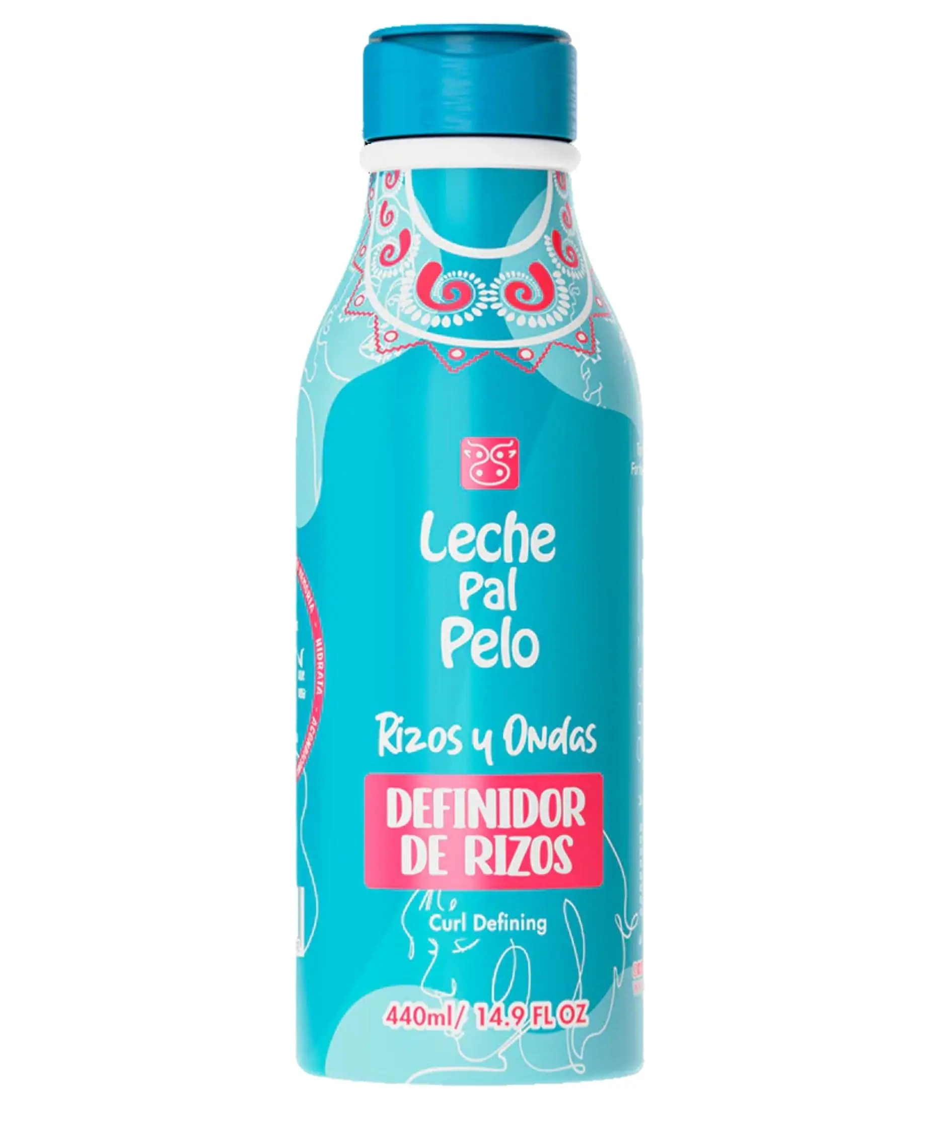 Gel Definidor de Rizos y Ondas 440 Ml Leche Pal Pelo - Activa las ondas con fijación flexible