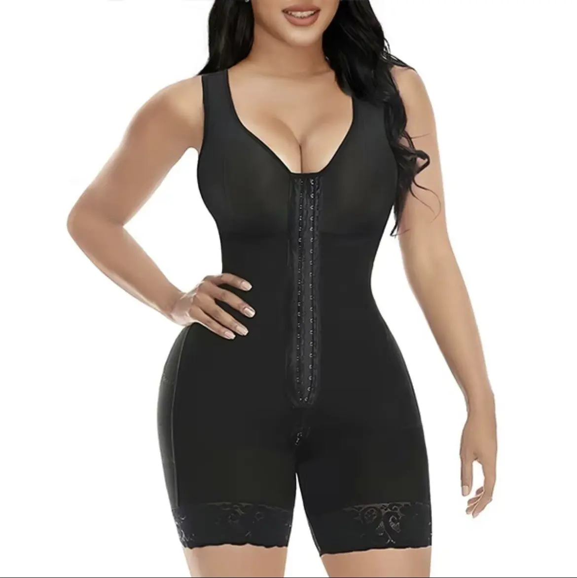 Faja Lipo en Powernet con Brasier Incorporado - Reduce medidas y brinda soporte total al busto