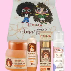 Kit Capilar Rizos Perfectos Etniker - Reconstruye la elasticidad y aporta brillo a las ondas