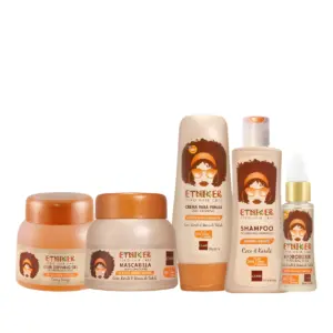 Kit Completo de Cuidado para Rizos Etniker - Limpia nutre y estiliza el cabello afro y rizado